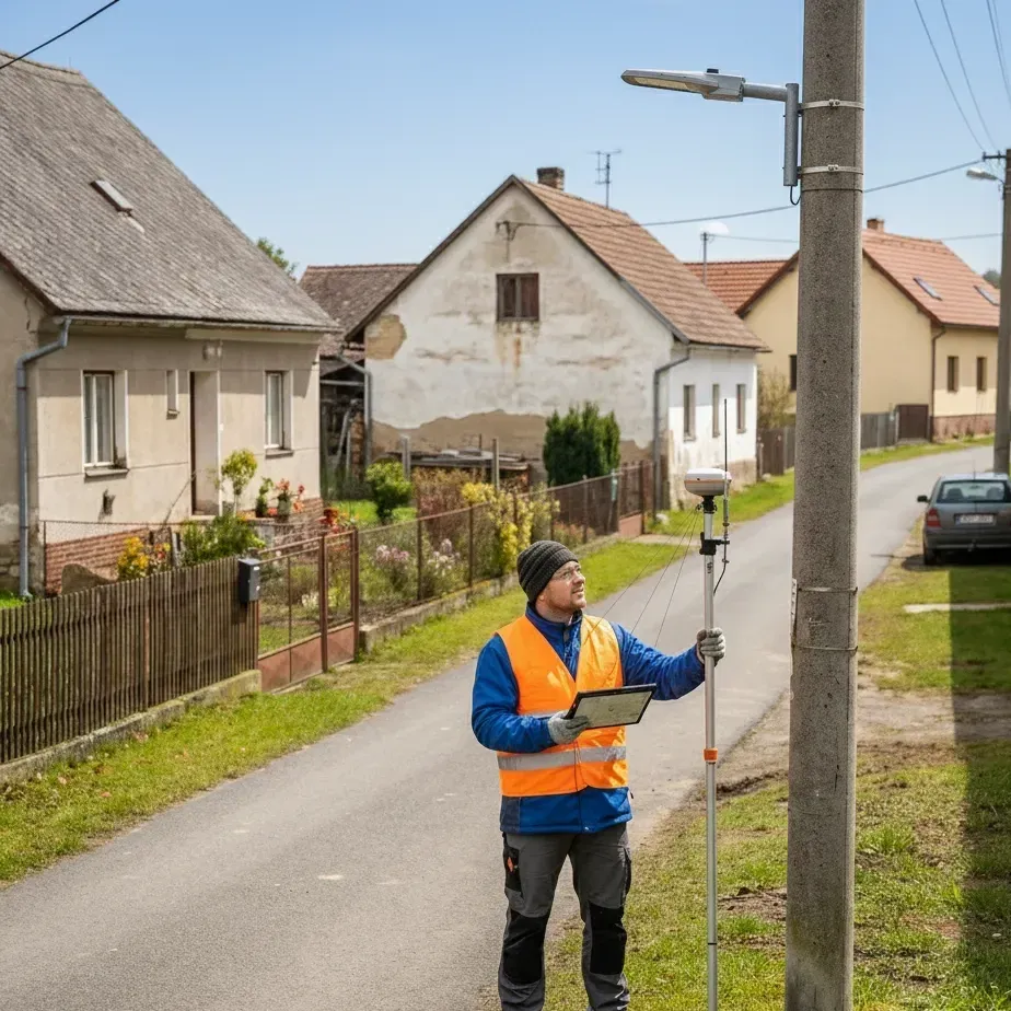 Zaměřování technické infrastruktury v obci